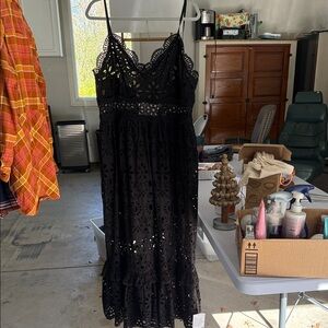 ASOS Edition Intricate Black Lace Garment